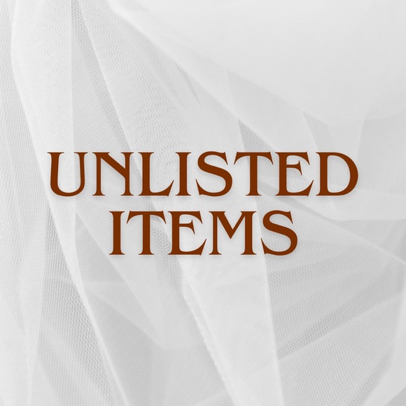 Other - UNLISTED ITEMS (LIVE SHOWS)
